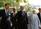 Erdoğan çifti Türkevi’nde açılan atık sergisini gezdi