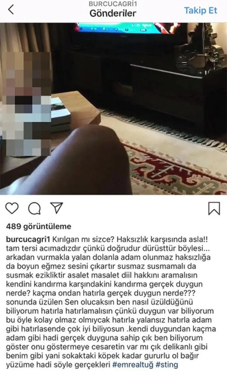 Emre Altuğ ilişkilerini yalanlamıştı! Burcu Çağrı fotoğraflarını tek tek ifşa etti