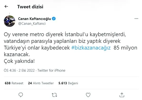 CHP'li Canan Kaftancıoğlu Pendik-Sabiha Gökçen metrosunu hazmedemedi! - 2
