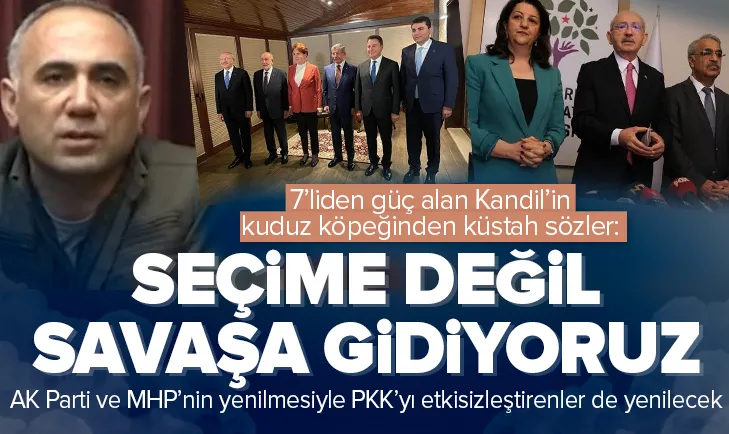 7’li koalisyondan güç alan Kandil’den alçak sözler