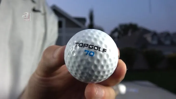 Topgolf topunun içinde ne var? Kesip biçip açtılar bakın ne çıktı