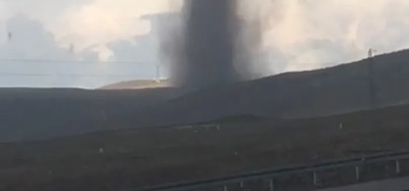 Kars’ta hortum korku dolu anlar yaşattı