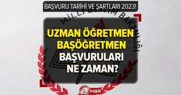 MEB Uzman öğretmen ve başöğretmen başvuruları ne zaman, şartları neler? UZMAN ÖĞRETMENLİK BAŞVURU KILAVUZU 2023!