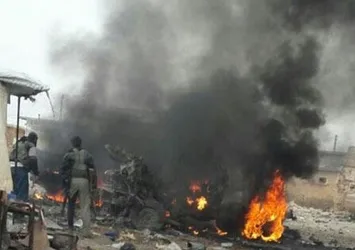 Bab’da bomba yüklü araç patladı