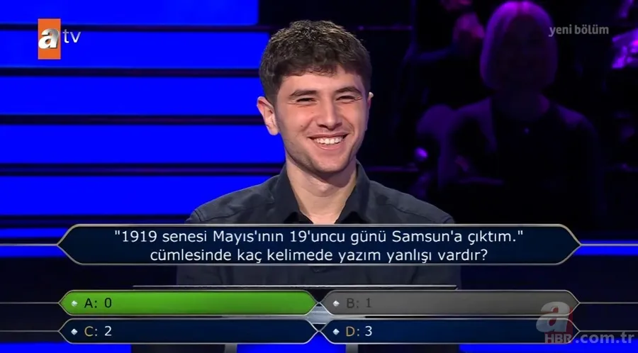 Milyoner'de alfabe sorusu damga vurdu! Verdiği yanıtla herkesi şoke etti 19