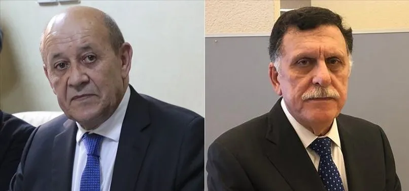 Son dakika: Fransa Dışişleri Bakanı Jean-Yves Le Drian ile Libya Başbakanı Fayiz es-Serrac'tan kritik görüşme