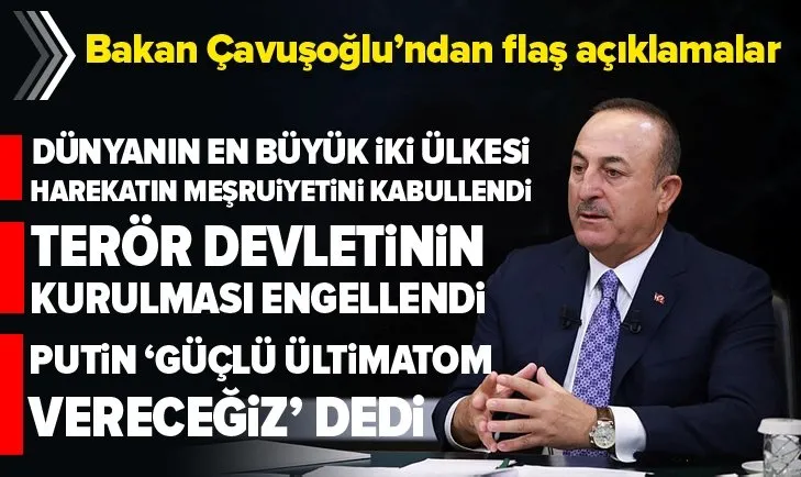 Bakan Çavuşoğlu’ndan kritik açıklamalar