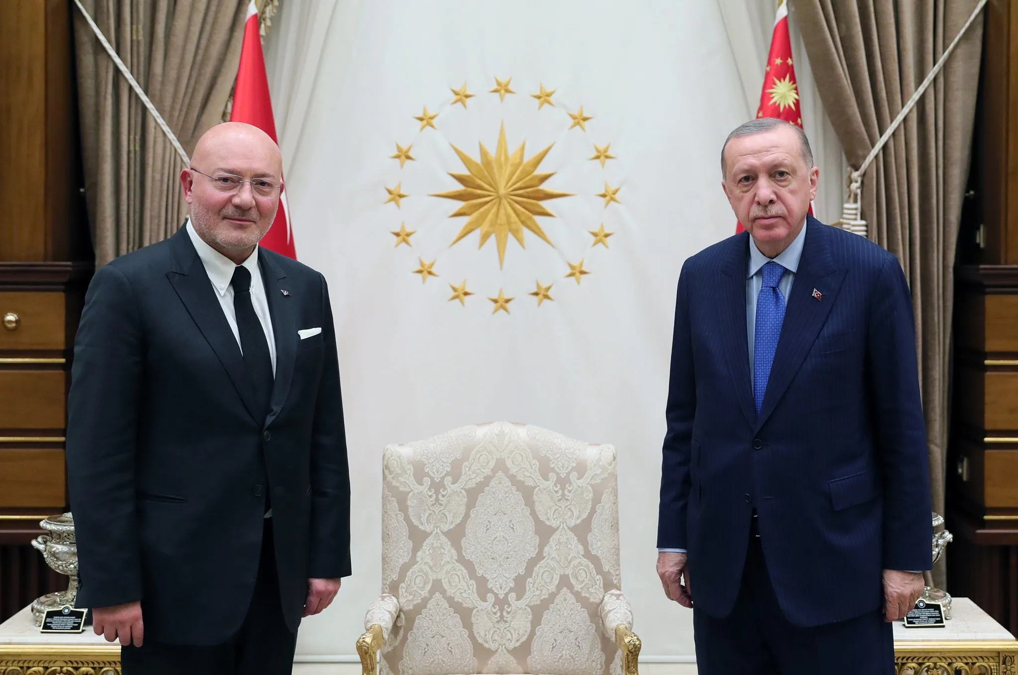 Başkan Erdoğan, Doğuş Grubu Yönetim Kurulu Başkanı Şahenk'i kabul etti