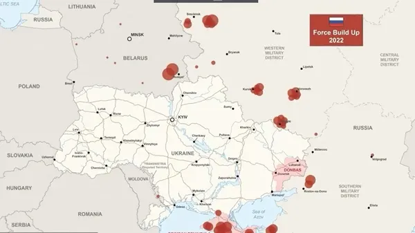 Rusya Ukrayna’yı böyle işgal edecek! İlk haritalar yayınlandı! Plan belli oldu...