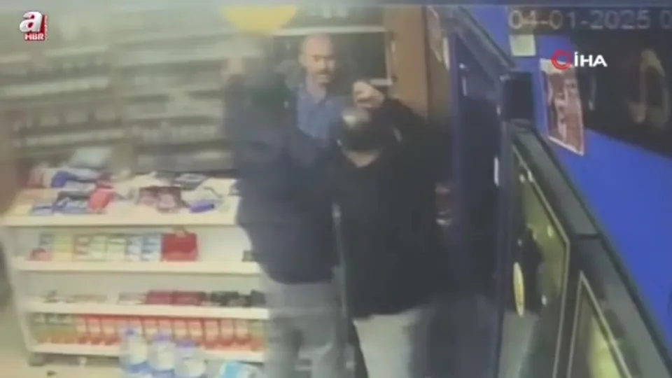 Tekel bayisinde sopalı haraç kavgası