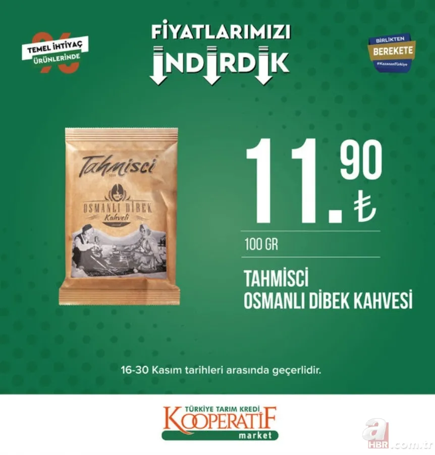 Böyle indirim görülmedi! TARIM KREDİ MARKET AKTÜEL ÜRÜNLER | ÇAY, TOZ ŞEKER, YAĞ fiyatlarında büyük kampanya başladı! 18