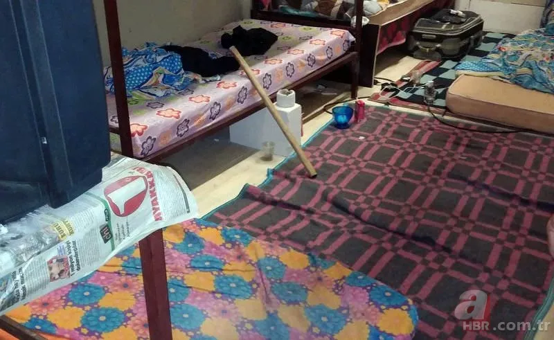 İşte o işçilerin yaşam koşullarını anlatan kare! 2