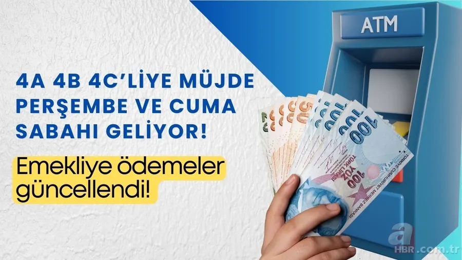 Emekliye ödemeler güncellendi! 4A 4B 4C emeklisine müjde yarın sabah geliyor! 1