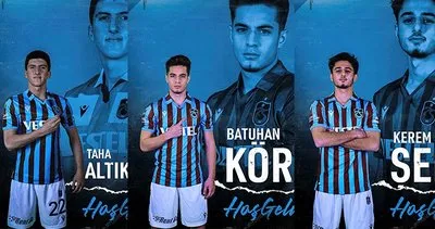 Trabzonspor, renklerine bağladığı 3 genç yıldızın transfer detaylarını açıkladı