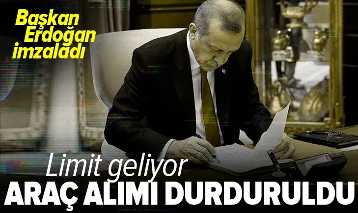 Son dakika: Başkan Erdoğan imzaladı: Yeni bina ve araç alımı durduruldu! Cep telefonu ile görüşme limiti geliyor