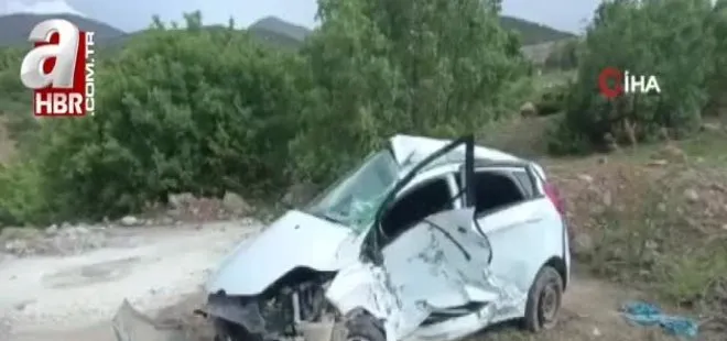 Erzincan’da cenazeye giden 3 kadının içerisinde bulunduğu otomobil şarampole uçtu