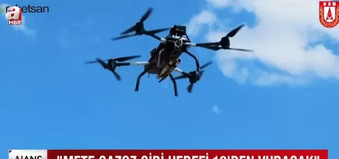 Lazer güdümlü Füze METE’den tam isabet!