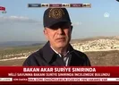 Milli Savunma Bakanı Hulusi Akar, Suriye sınırında açıkladı: 13 terörist etkisiz hale getirildi