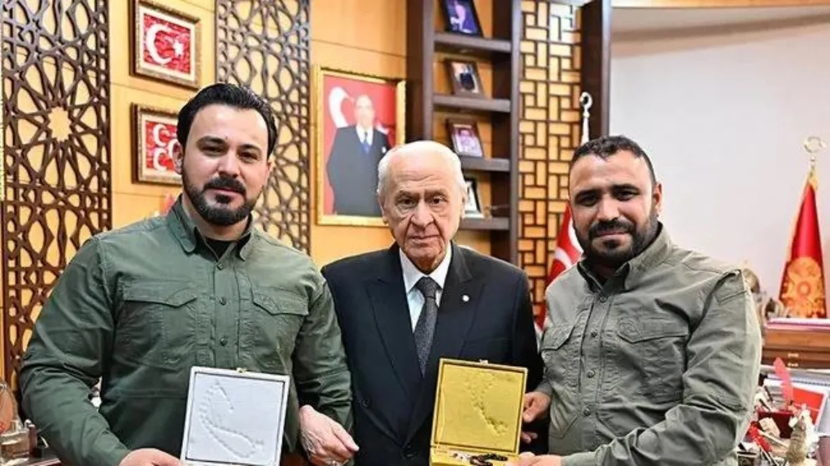 MHP Genel Başkanı Devlet Bahçeli Suriye'den gelen heyeti kabul etti