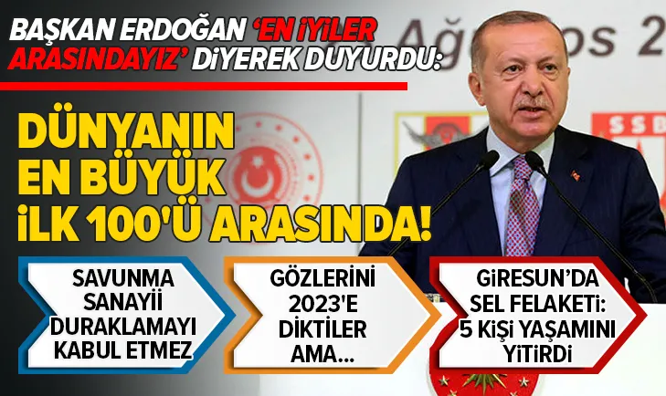 Son dakika: Başkan Erdoğan'dan önemli açıklamalar