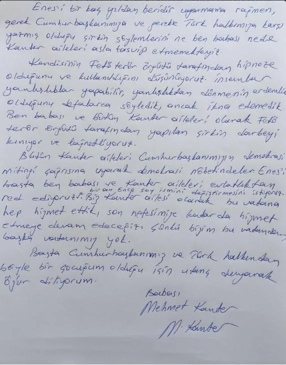 Enes Kanter' ailesi evlatlıktan reddetti - 1