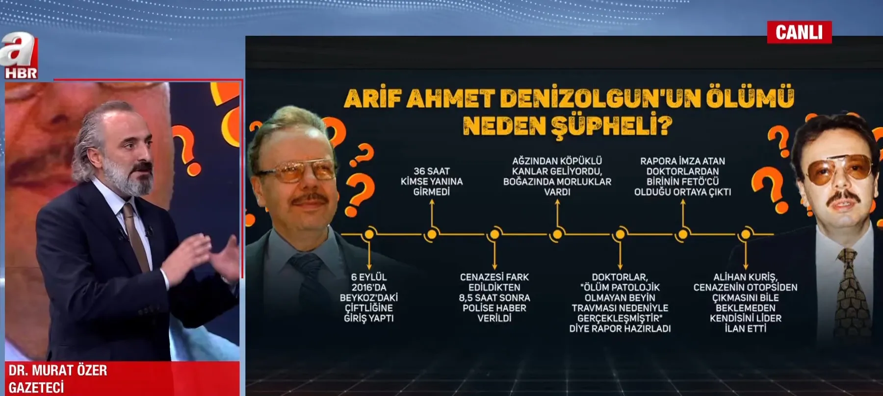Eski Bakan Arif Ahmet Denizolgun'un ölümünde bilirkişi: Kasten öldürülme ihtimali dışlanamıyor