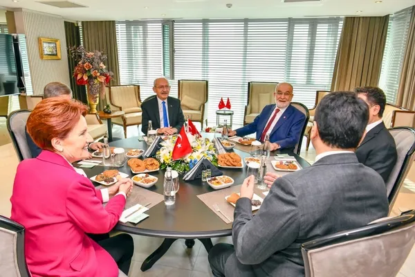 6’lı masa 11’inci kez bir arada! Gündem ilk kez cumhurbaşkanı adayı