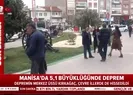 Manisa Kırkağaç’ta şiddetli deprem! Bölgeden ilk görüntüler