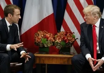 Trump'tan telefonda Macron'a Türkiye mesajı