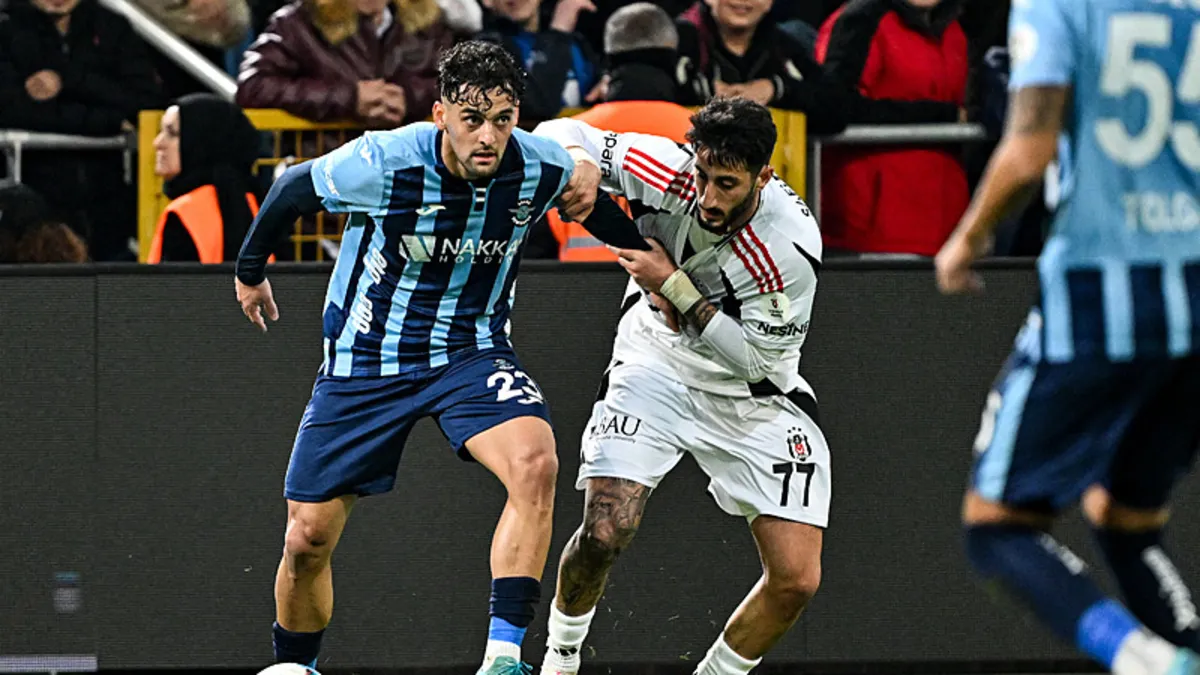 Beşiktaş Adana Demirspor'a mağlup oldu