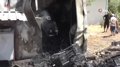Soğuk hava deposunda korkutan yangın