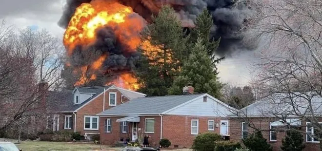 SON DAKİKA! ABD’nin Maryland eyaletinde yakıt tankeri patladı:1 ölü
