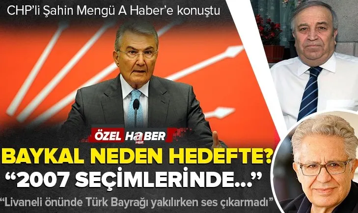 2007’de Deniz Baykal seni aday gösterseydi aynı şeyleri söyleyecek miydin Zülfü Livaneli? CHP’li Şahin Mengü’den A Haber’e özel açıklamalar