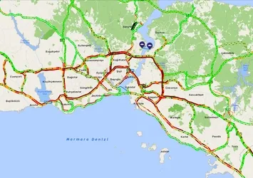 İstanbul'da trafik yoğunluğu yüzde 80'e ulaştı
