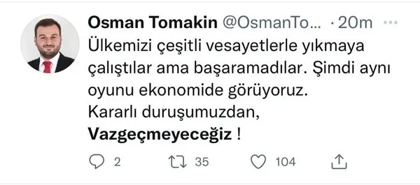 Son dakika: Başkan Erdoğan'ın “EKONOMİK KURTULUŞ SAVAŞI” sözlerine destek çığ gibi! "KAZANACAĞIZ" - 7