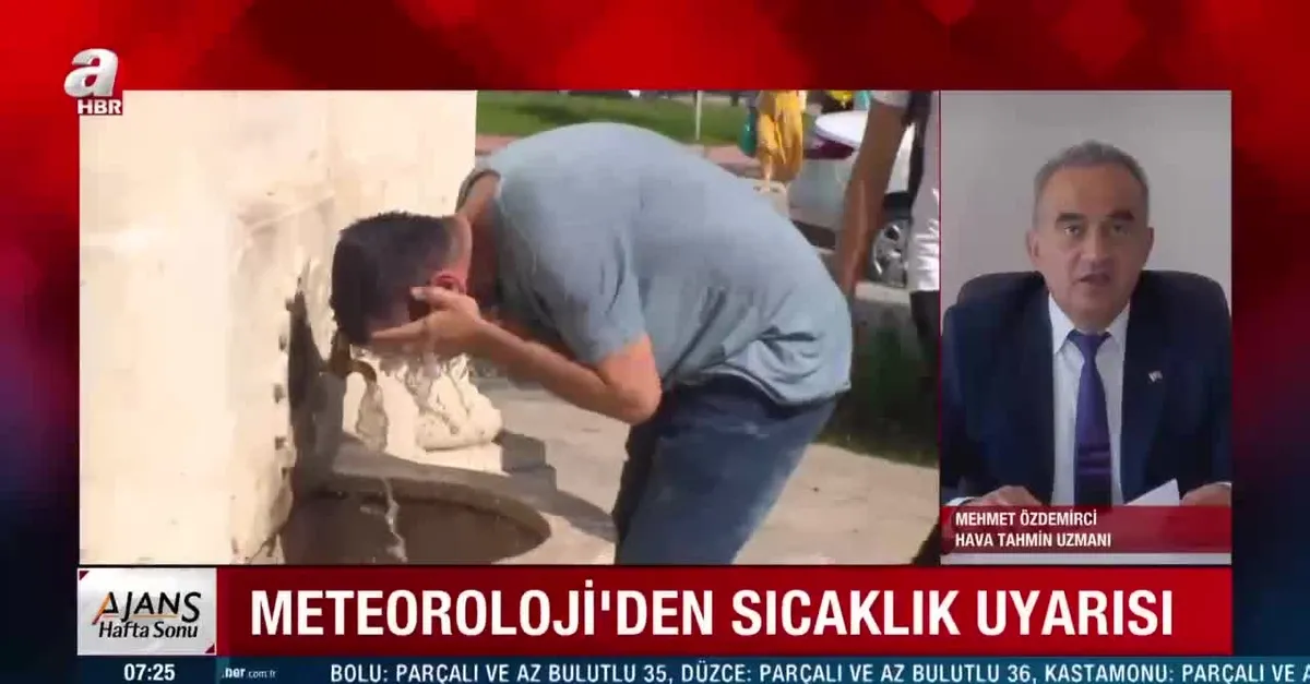 Meteoroloji'den sıcaklık uyarısı
