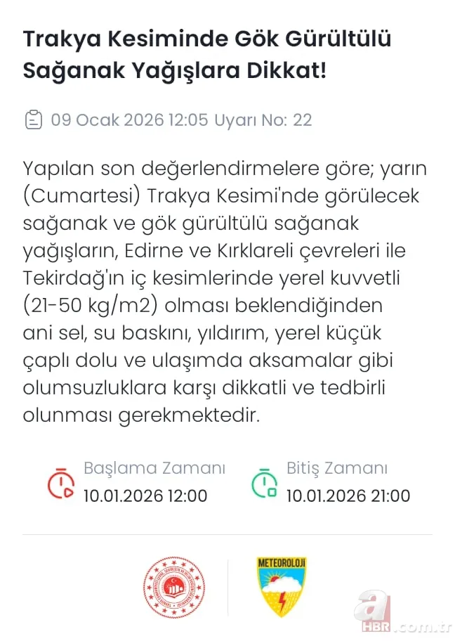 Hava sertleşiyor! Kar için tarih verildi: Kuvvetli yağış, don ve fırtınaya dikkat! 17