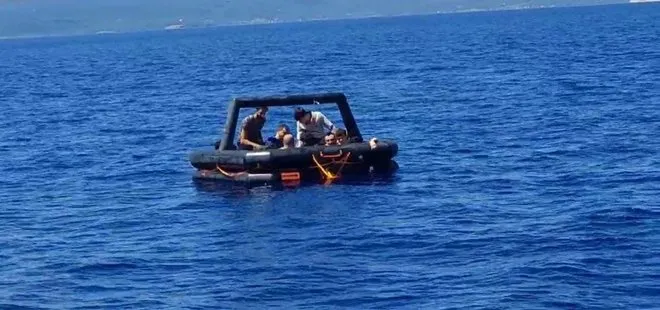 Balıkesir açıklarında 21 düzensiz göçmen kurtarıldı! Yunanistan unsurları tarafından geri itildiler