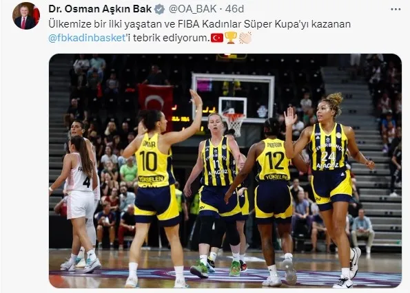 Fenerbahçe Alagöz Holding Avrupa Süper Kupa şampiyonu oldu!