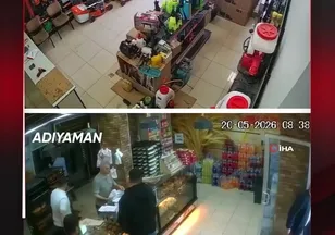DEPREMDE PANİK DOLU ANLAR