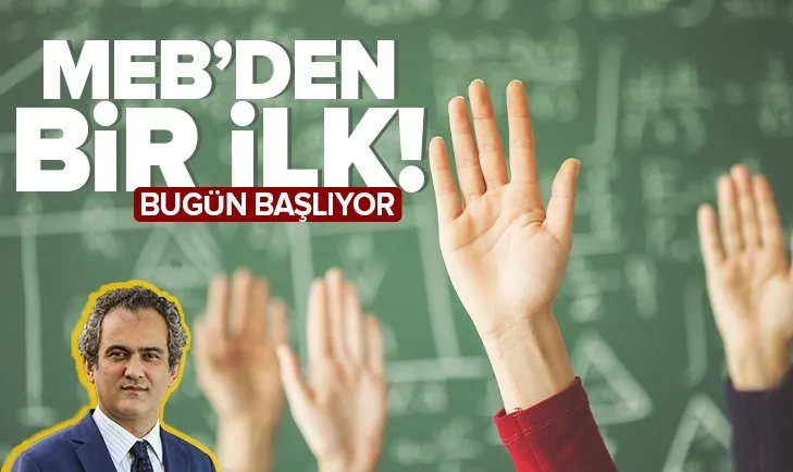 Son dakika: Milli Eğitim Bakanlığından bir ilk! Bakan Özer açıkladı: Bugün başlıyor