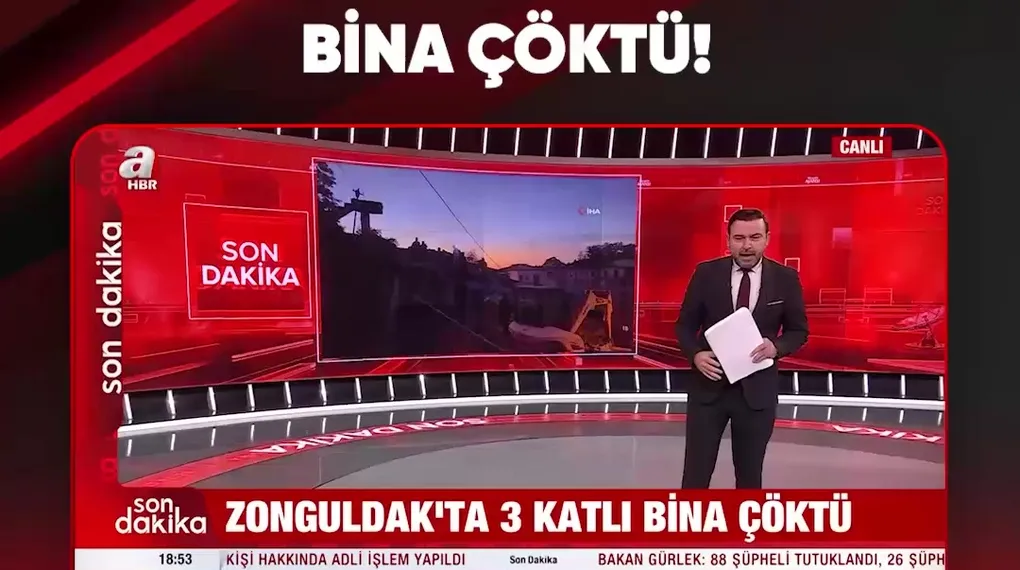 3 KATLI BİNA ÇÖKTÜ!