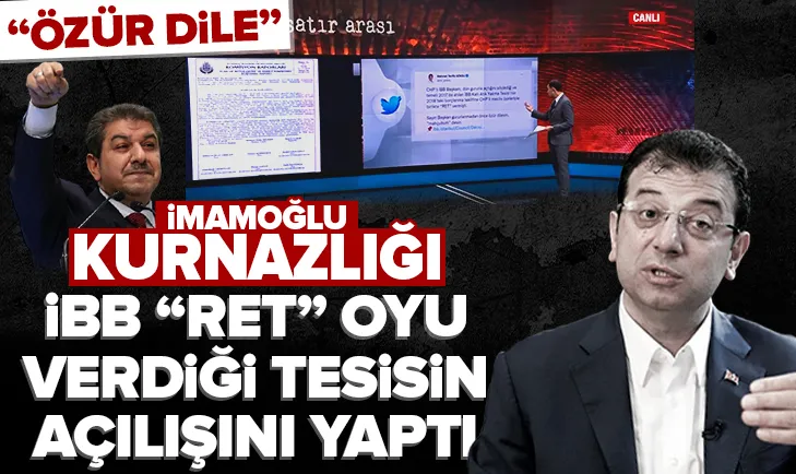 İBB RET oyu verdiği tesisin açılışını yaptı
