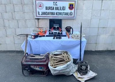 Bursa’da kaçak kazıya suçüstü: 4 gözaltı