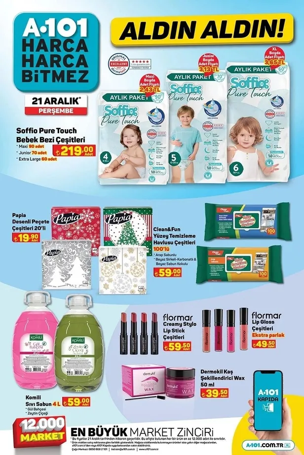 21 Aralık A101 aktüel ürünler kataloğu: Kahve makinesi, saç şekillendirici, mini fırın, epilasyon aleti, Saklama kabı uygun fiyattan satışta…