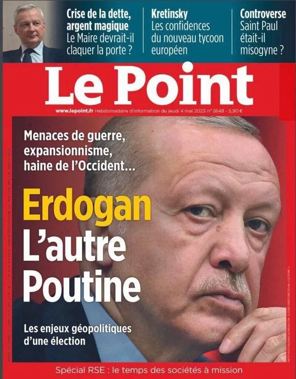 Avrupa basınında dinmeyen Erdoğan düşmanlığı! The Economist’in ardından L’Express ve Le Point de kapağa taşıdı: Erdoğan’ın kaos riski