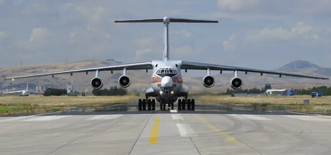 Bakanlıktan son dakika açıklaması: S-400 malzemelerini taşıyan beşinci uçakta Mürted Hava Meydanı’na indi