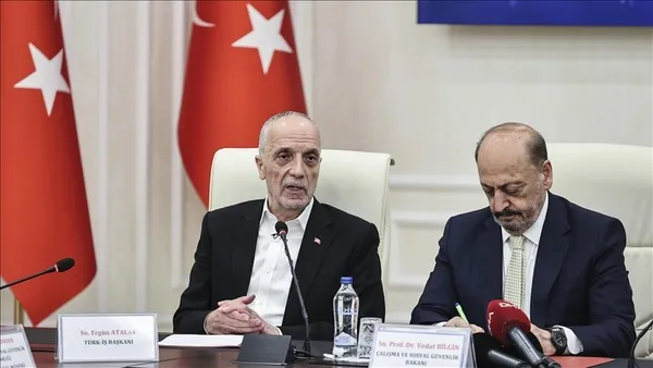 Başkan Erdoğan Türk-İş Başkanı Ergün Atalay’ı kabul etti: Ana başlık 700 bin kamu işçisi