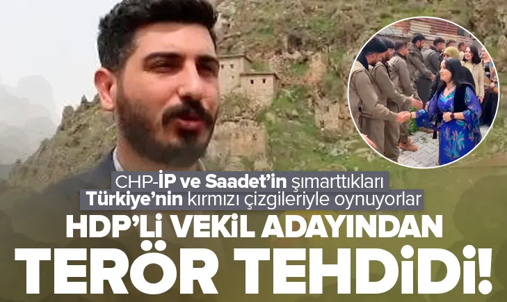 7’li koalisyonun şımarttığı HDP’li vekil adayından alçak tehdit!