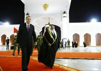 Cumhurbaşkanı Erdoğan'a 'Dirilişli' karşılama